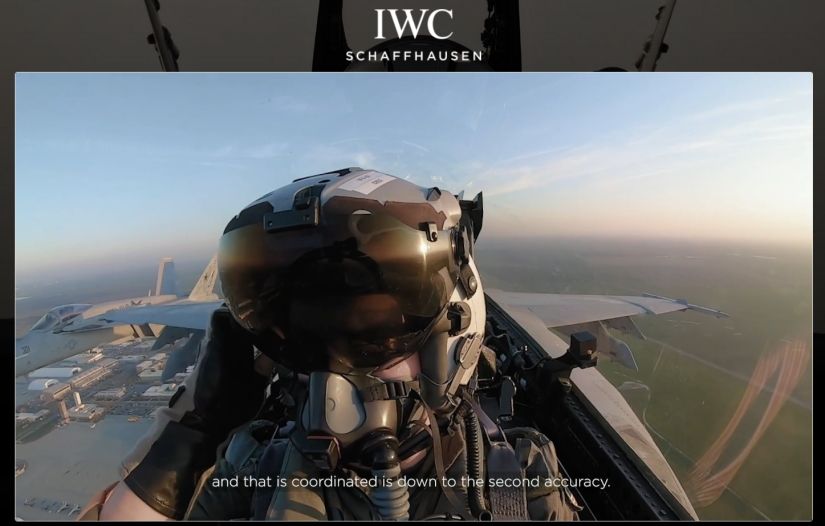 Презентация пилотских часов IWC 