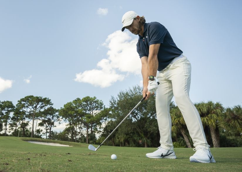 Томми Флитвуд в часах TAG Heuer Connected Golf Edition
