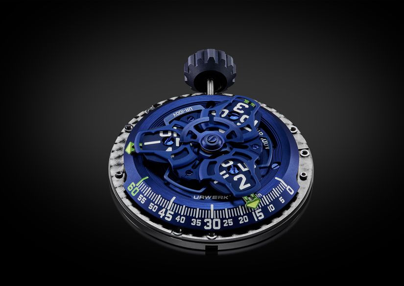 Часы Urwerk UR-100V Blue Planet 
