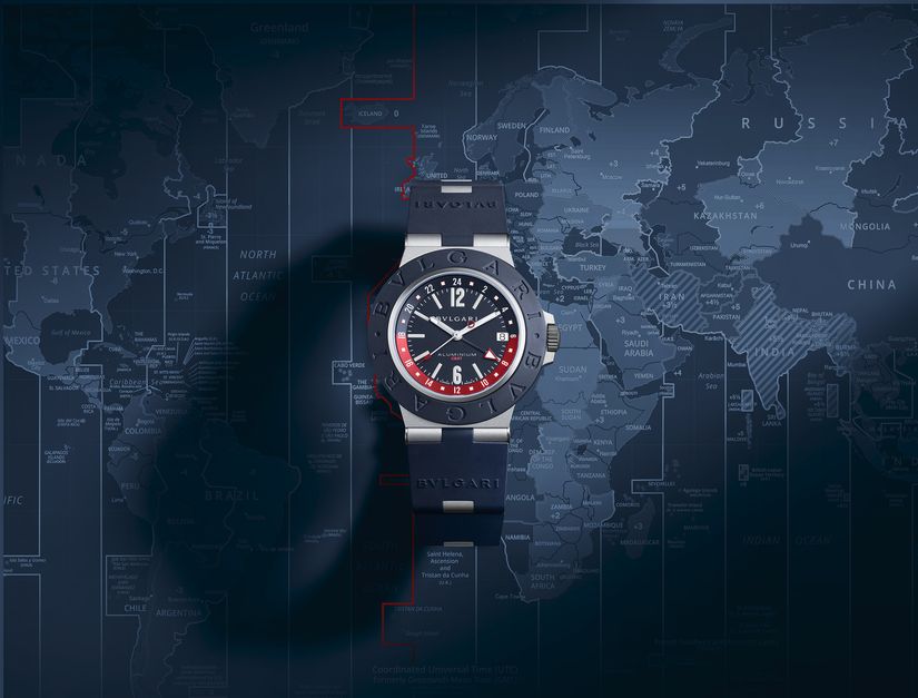 Часы  Bvlgari Aluminium GMT