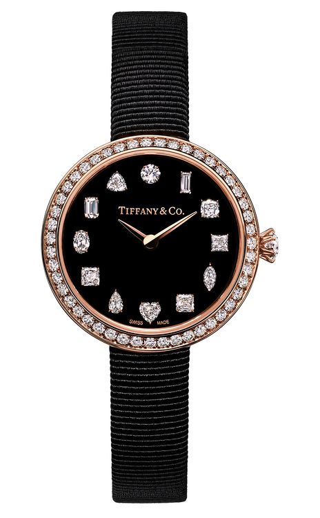 12 видов огранки бриллиантов на циферблате Tiffany Eternity
