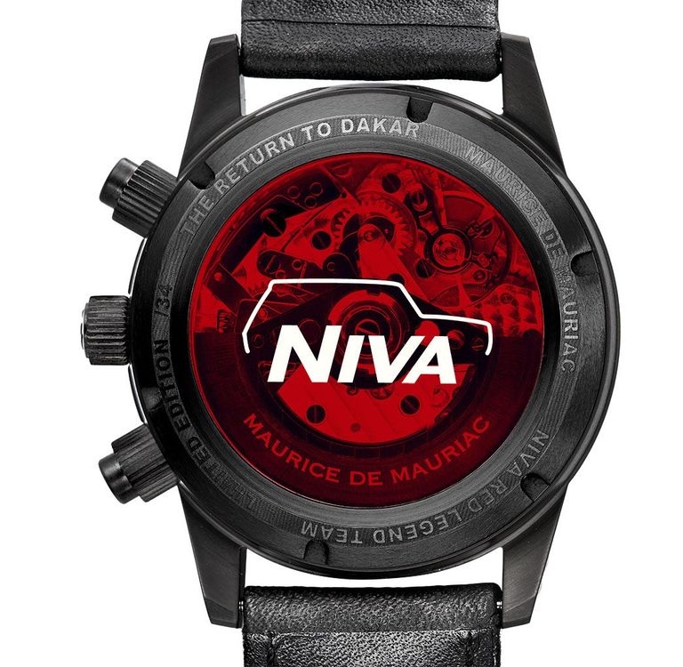 Часы Maurice de Mauriac Chrono Modern “Niva Red Legend”