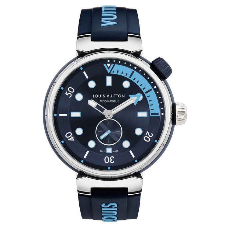 Часы Louis Vuitton, Tambour Street Diver Skyline Blue