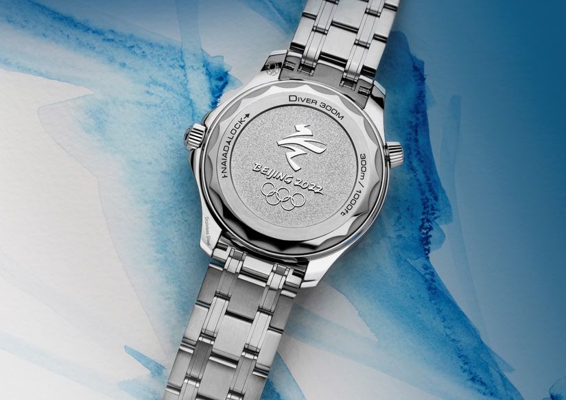 Часы Omega Seamaster Diver 300M — Beijing 2022 Special Edition