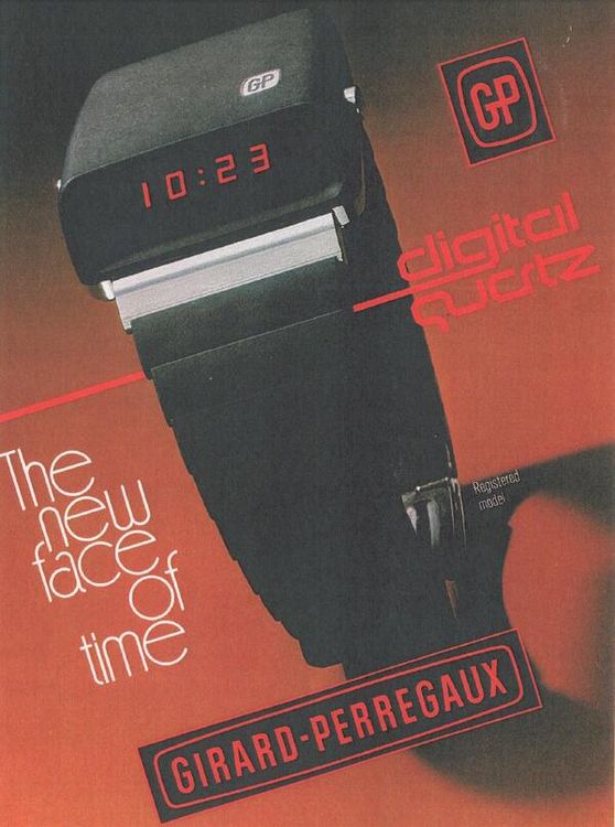 Реклама часов Casquette 1976 года