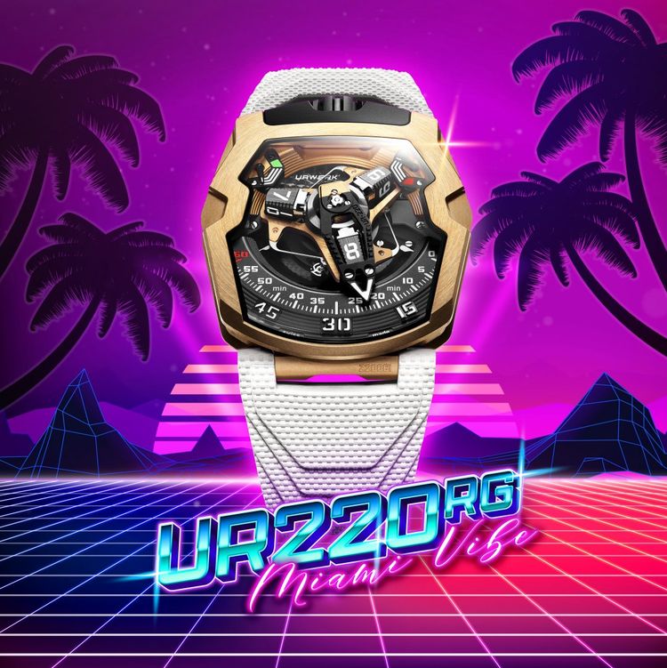 Часы Urwerk UR-220 Red Gold