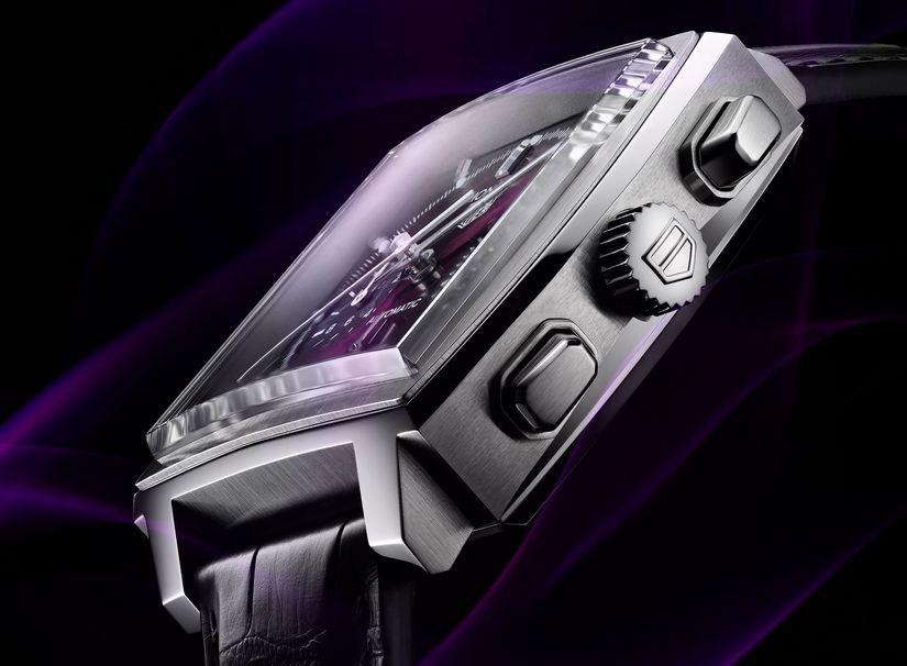 Часы TAG Heuer Monaco Purple Dial Limited Edition