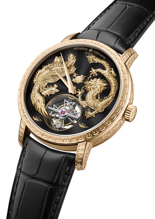 Часы Vacheron Constantin Traditionnelle с Фениксом и Драконом