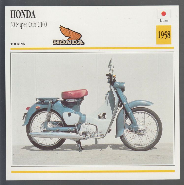 Первый скутер Honda