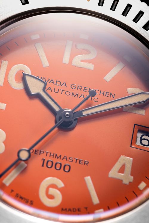 Часы Nivada Grenchen Depthmaster Orange Limited Edition N.O.S.  2