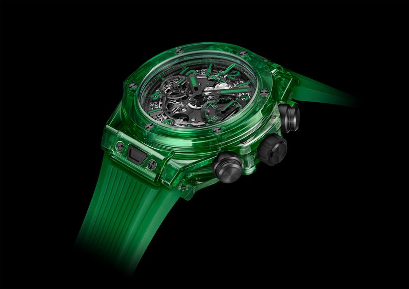 Часы hublot BIG BANG UNICO SAXEM GREEN Часы hublot BIG BANG UNICO SAXEM GREEN