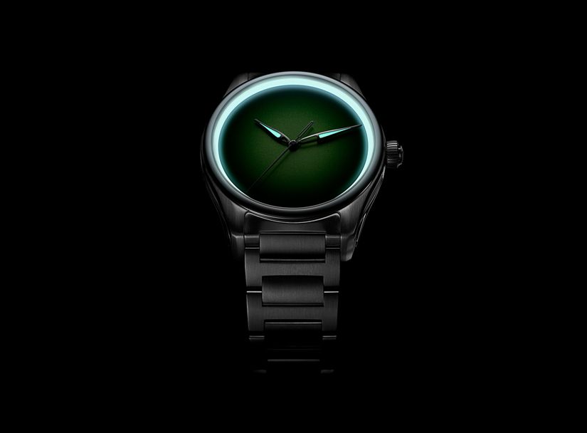 H. Moser & Cie. Pioneer Center Seconds Citrus Green