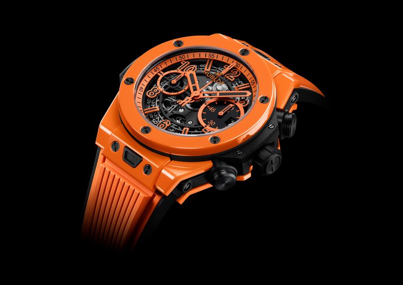Часы Hublot Big Bang Unico Orange Ceramic