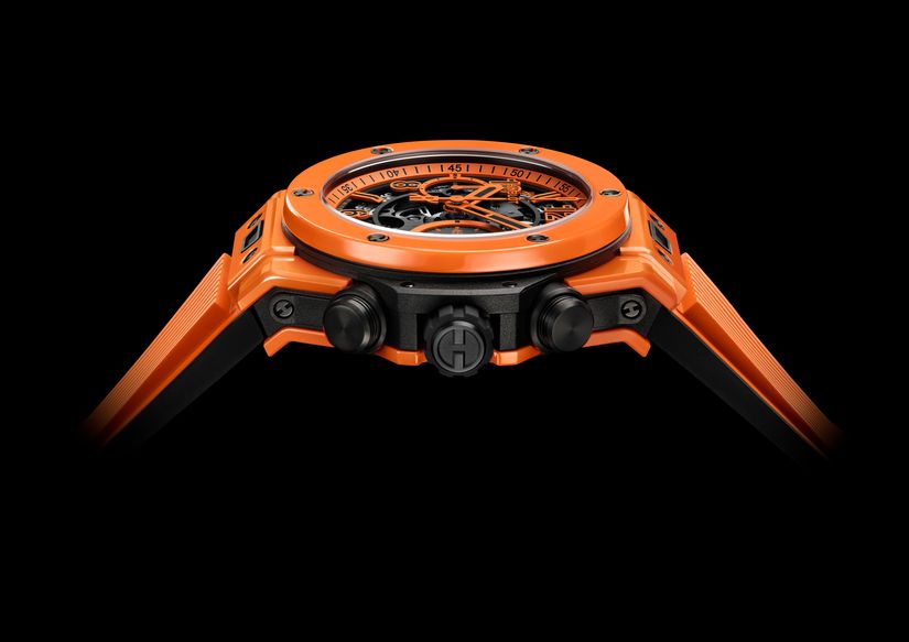 Часы Hublot Big Bang Unico Orange Ceramic