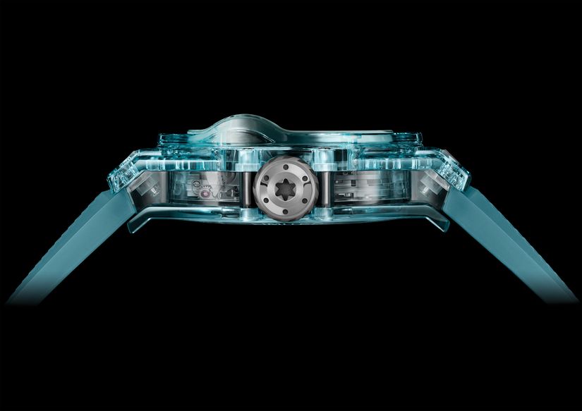 часы Hublot MP-11 Water Blue Sapphire