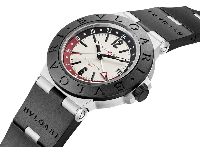 Часы Bvlgari Aluminium Black GMT