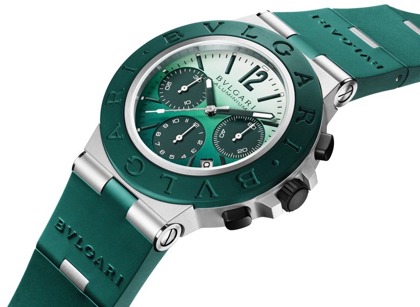 Хронограф Bvlgari Aluminium Chronograph Smeraldo