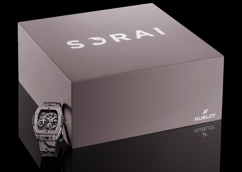 Hublot представляет модель Spirit of Big Bang Tourbillon 5-Day Power Reserve SORAI Hublot представляет модель Spirit of Big Bang Tourbillon 5-Day Power Reserve SORAI