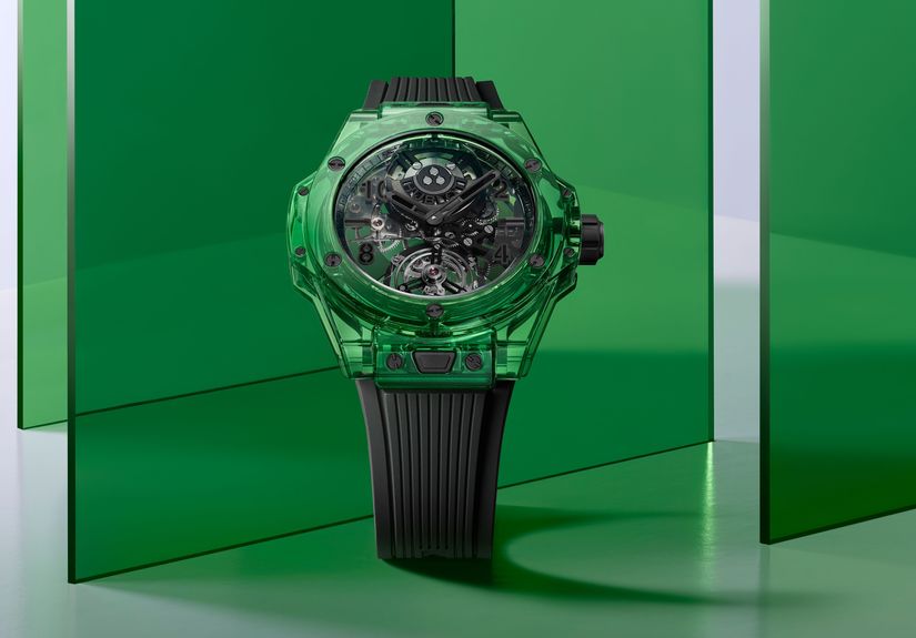 Часы Hublot Big_Bang_Tourbillon_Automatic_Green_Saxem Часы Hublot Big_Bang_Tourbillon_Automatic_Green_Saxem