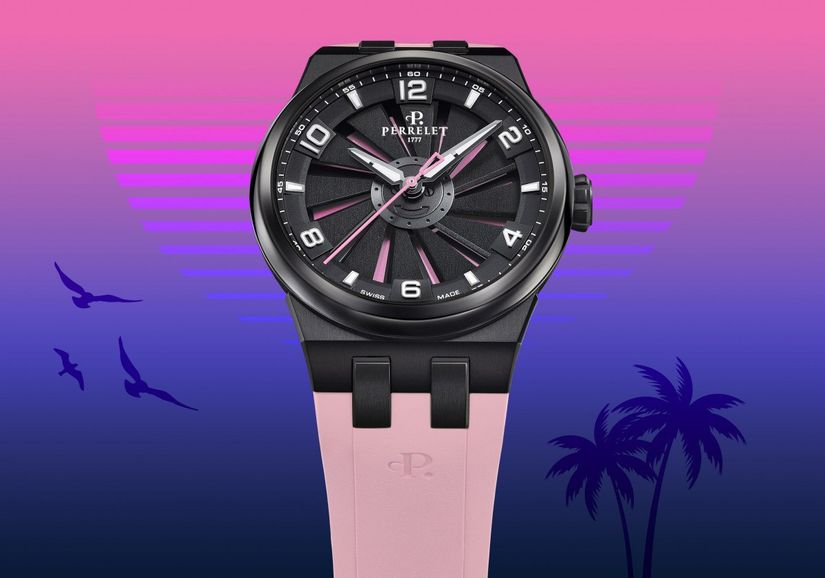 Часы Perrelet Turbine Pink Flamingo