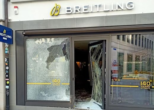 Ограблен бутик Breitling в Базеле