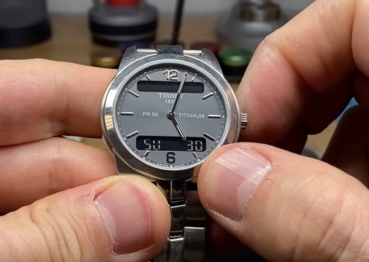 Ремонт часов Tissot PR50 в деталях