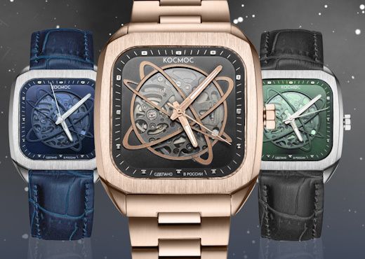 «Космос» представил часы-скелетоны «Марсоход III»