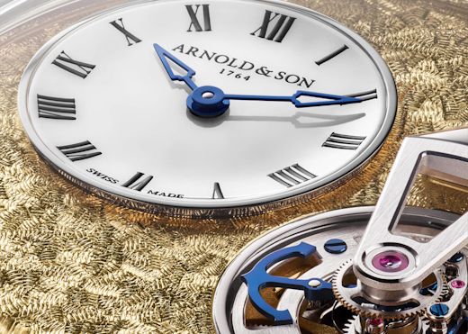 Arnold & Son c папоротниковым циферблатом