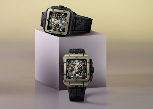 Hublot Square Bang Unico в золоте Magic Gold