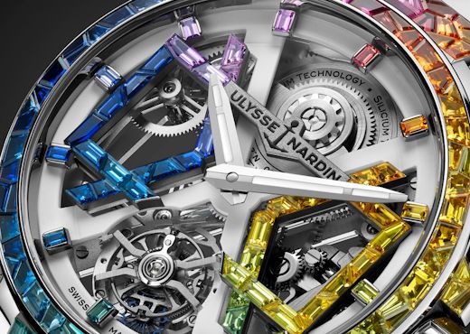 Ulysse Nardin украшает Blast цветными сапфирами
