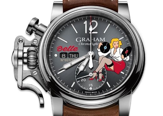 Graham Chronofighter Vintage Nose Art