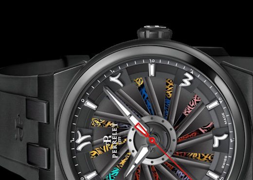 Perrelet X Diaa Allam. Арабская вязь за турбиной