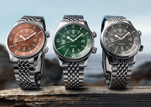 Новые оттенки Longines Legend Diver