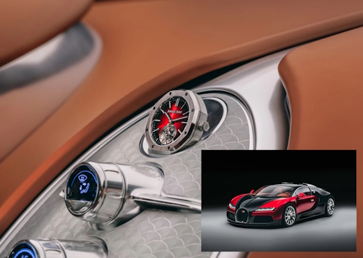 Audemars Piguet установила часы в Bugatti Veyron