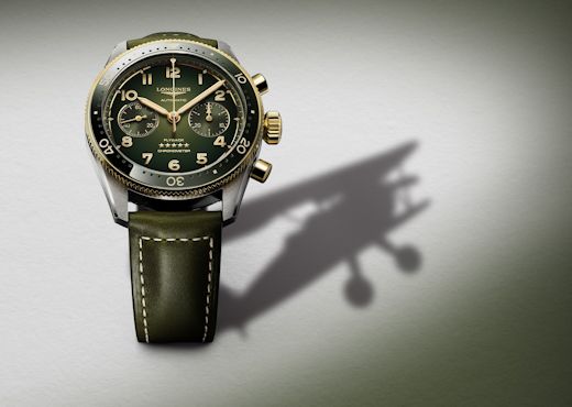 Longines Spirit Flyback в стали с золотом