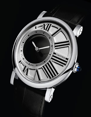 Часы Rotonde de Cartier Mysterious Hours, представленные на SIHH 2013, с калибром 9981 МС