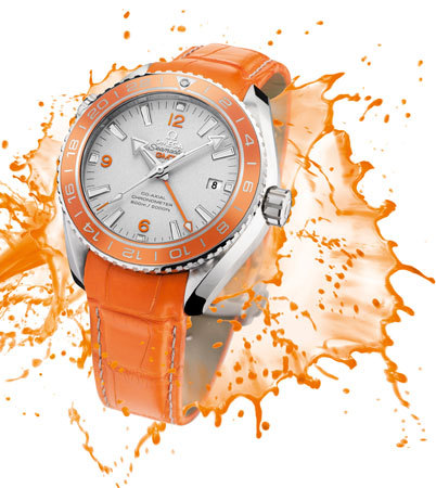 Часы Omega Seamaster Planet Ocean Orange Ceramic