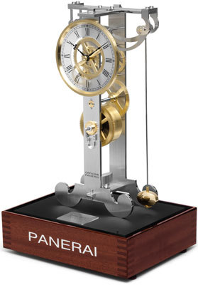 Настольные часы Galileo Galilei's Pendulum Clock от Officine Panerai основаны на знаменитой маятниковой модели Эусташио Порчелотти, 1887 г.