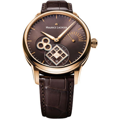 Часы Maurice Lacroix Masterpiece Roue Carree Seconde Pink Gold