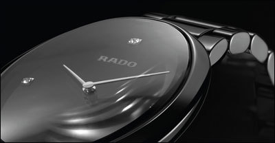 Первые в мире часы в корпусе из керамики с сенсорной поверхностью Rado Esenza Ceramic Touch в белом и черном вариантах исполнения 