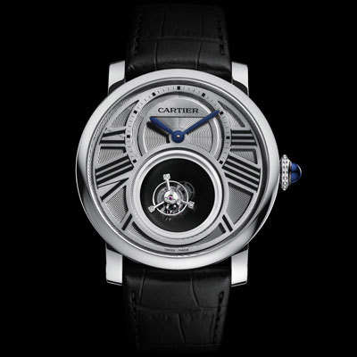 Часы Cartier Rotonde de Cartier Double Tourbillon Mysterieuse