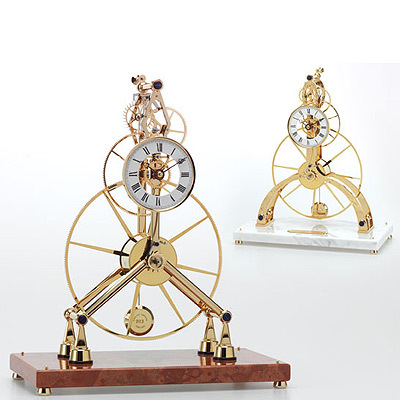 Sinclair Harding Great Wheel Skeleton Clock 