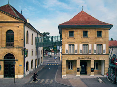Музей научной фантастики Maison d'Ailleurs в Ивердон-ле- Бан, в котором представлена экспозиция, посвященная Жюлю Верну