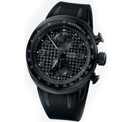 Часы Oris TT3 Chronograph Black 