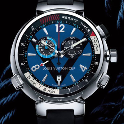 Tambour Regate Navy Flyback Chronograph