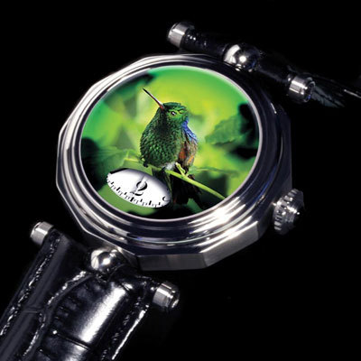 Angular Momentum Verre Èglomisé Artisan Timepiece