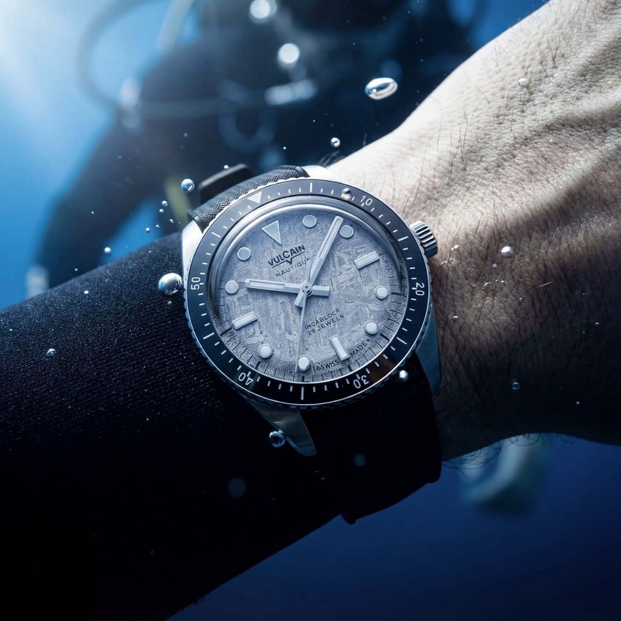 Часы Vulcain Skindiver Nautique Meteorite